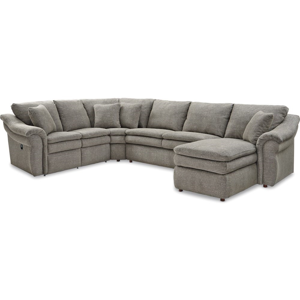 LaZBoy Devon 4Piece Reclining Sectional Sofa with LAS Find Your